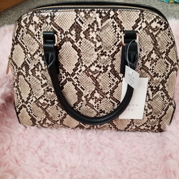 Handbags - Snake skin luxury handle bag